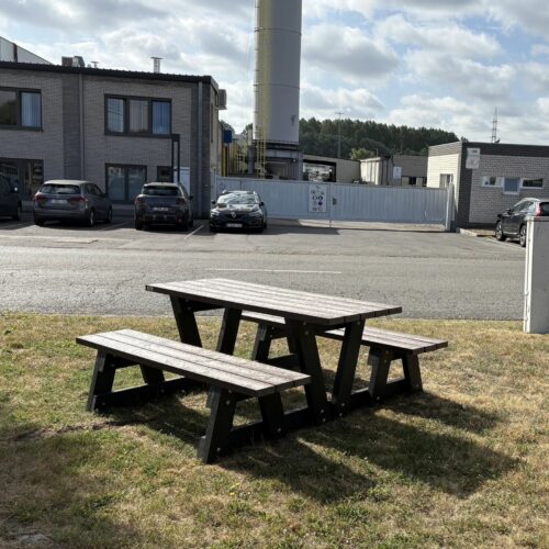Kunststof picknickset Lyon 11 Ook ideale picknicktafels, picknicksets voor speel- en schoolplein